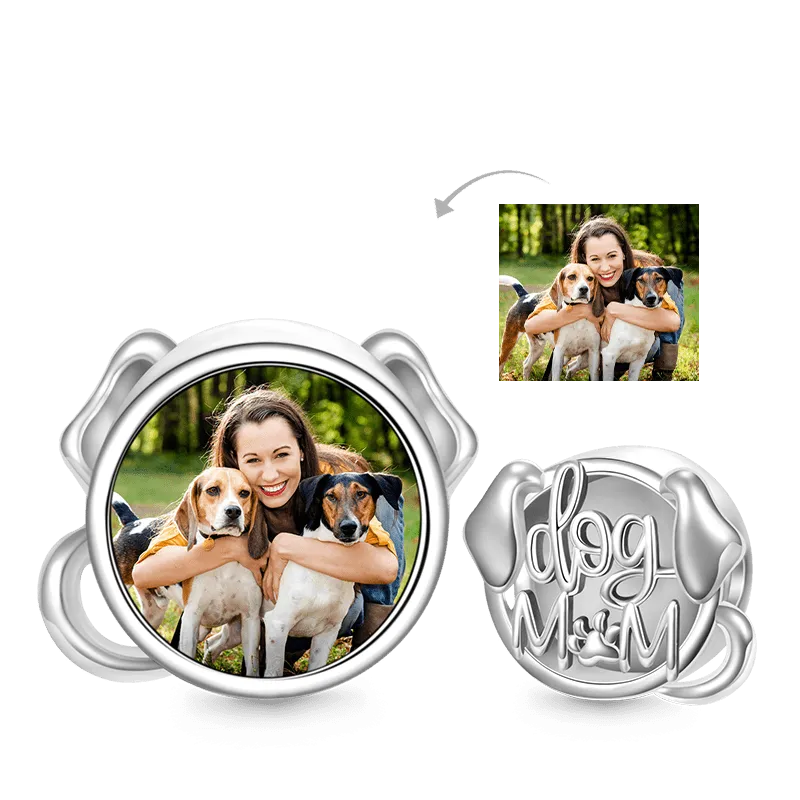 Gnoce Charm Foto Personalizzato Mamma Cane