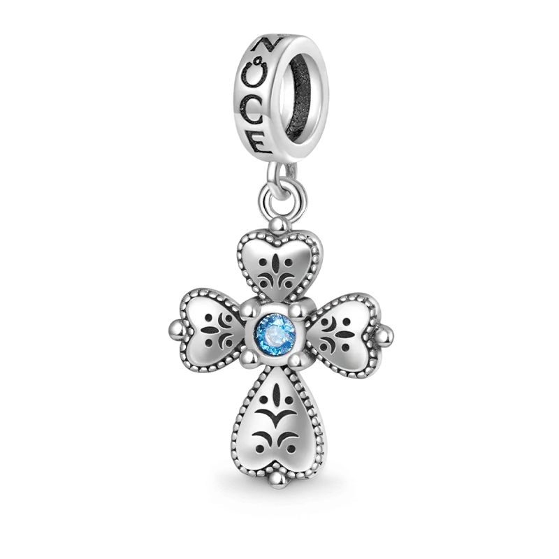 Gnoce Ciondolo Croce Fede nel Cuore