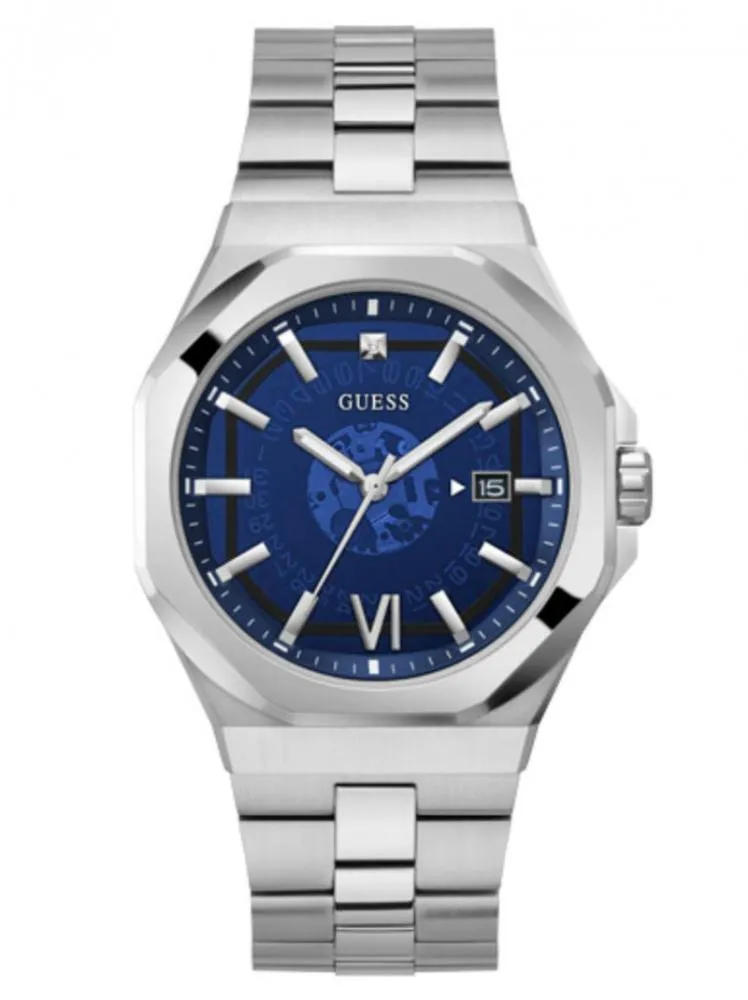 Orologio Uomo GUESS EMPEROR GW0573G1 Bracciale Acciaio Blu
