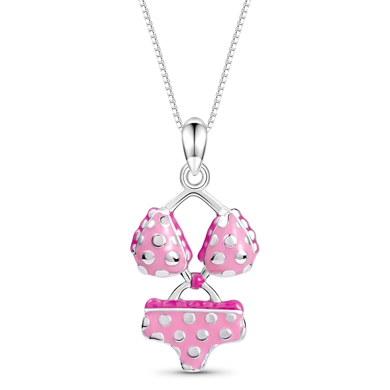 Gnoce Collana Bikini Rosa