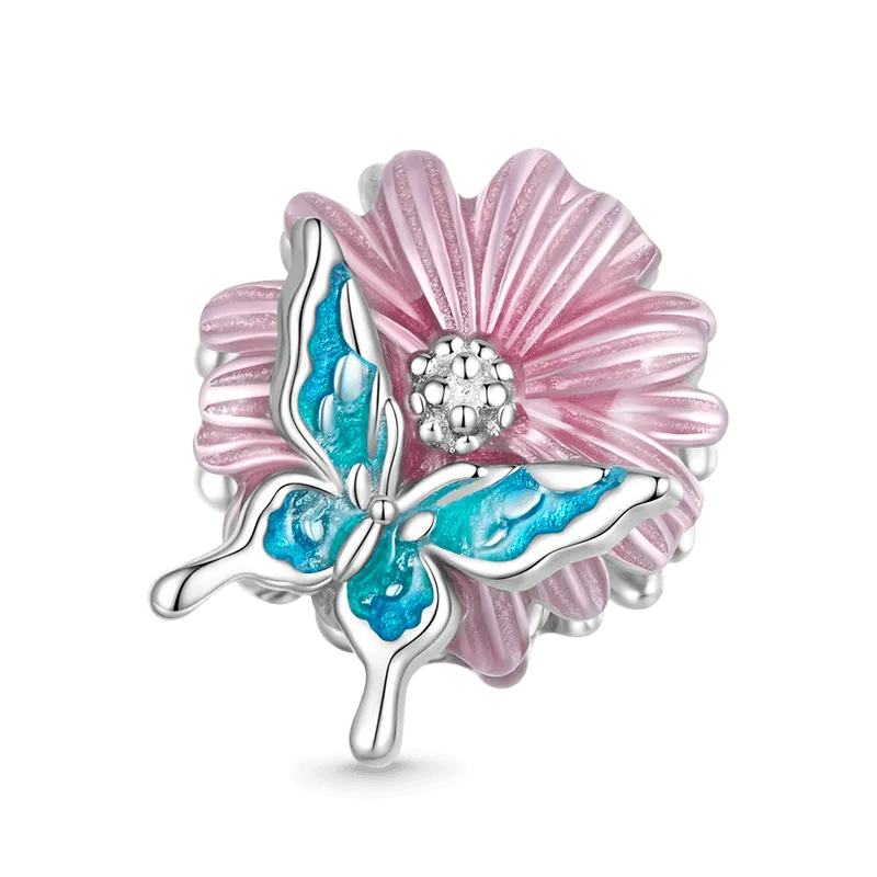 Gnoce Charm Farfalla Ama La Margherita