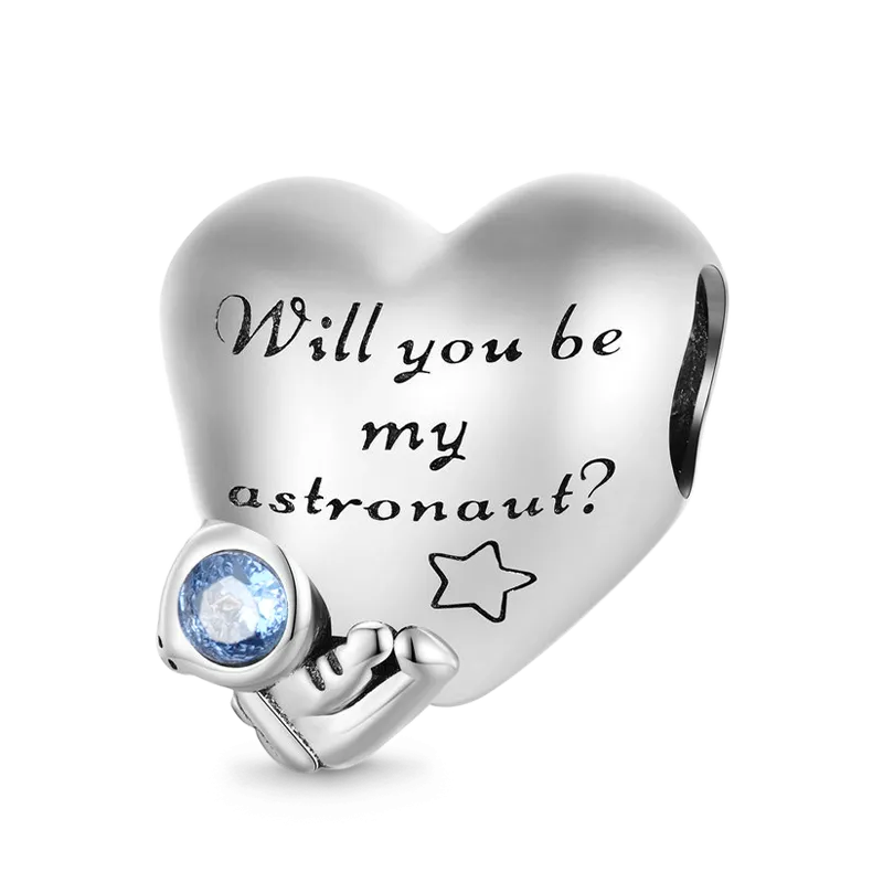 Gnoce Charm Cuore Dell'Astronauta