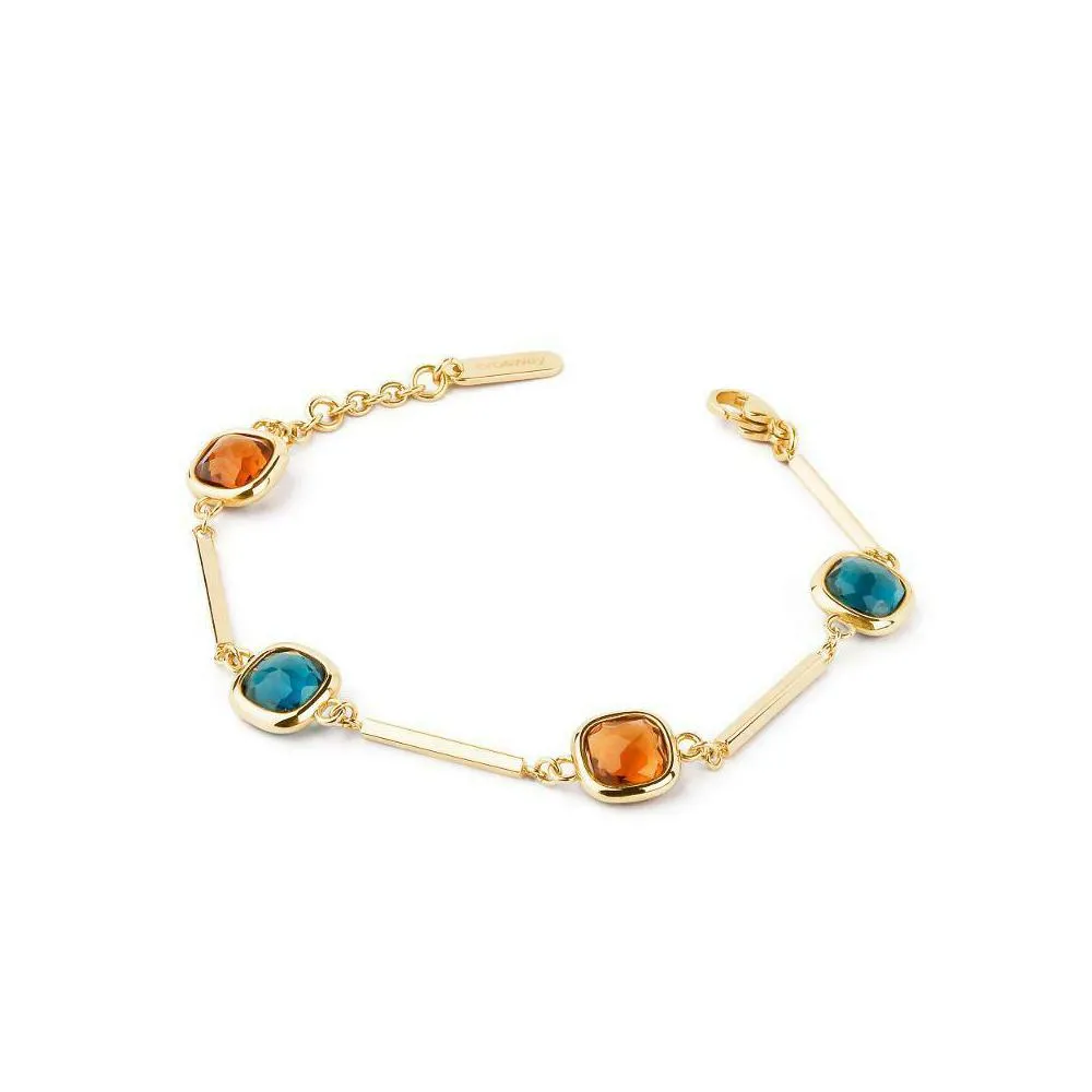 Bracciale Donna BROSWAY CATHERINE BCA42 Acciaio Inossidabile Gold Dorato Pietre
