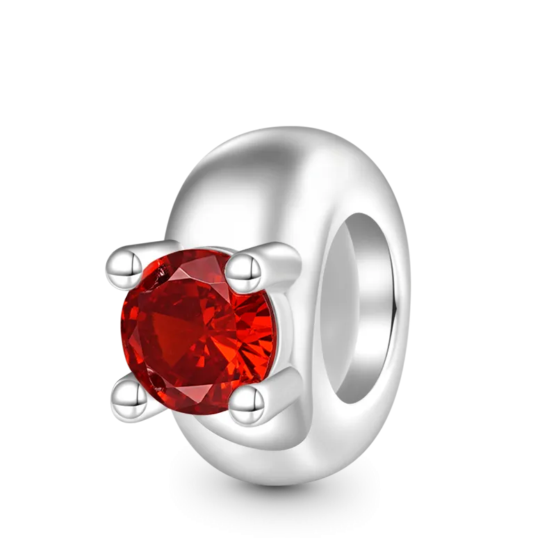 Gnoce Stopper 12 Colori Birthstone Base "Mini Anello"