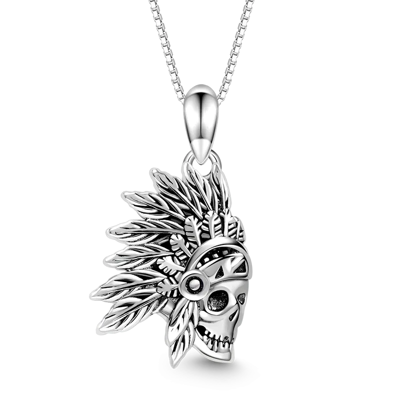 Gnoce Collana Teschio Indiano