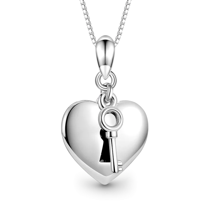 Gnoce Collana Incisibile Cuore E Chiave