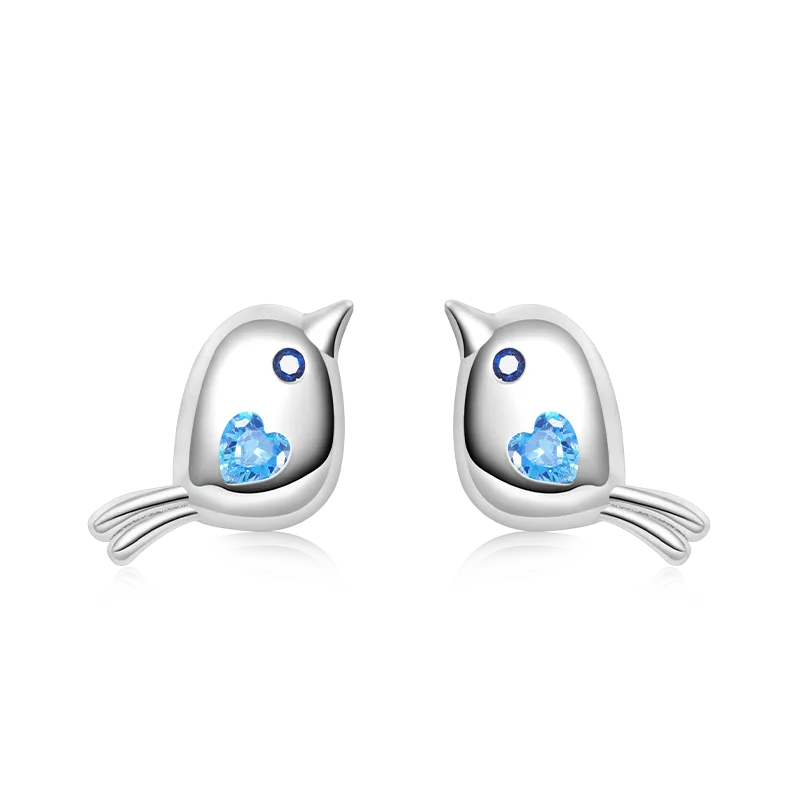 Gnoce Orecchini Uccello