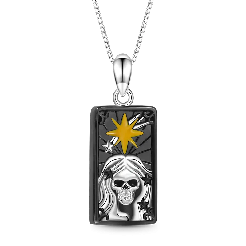 Gnoce Collana Tarocchi Teschio "La Stella"