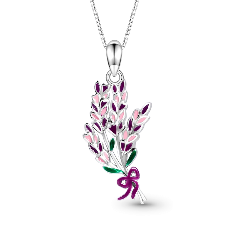 Gnoce Collana Fiori Lavanda