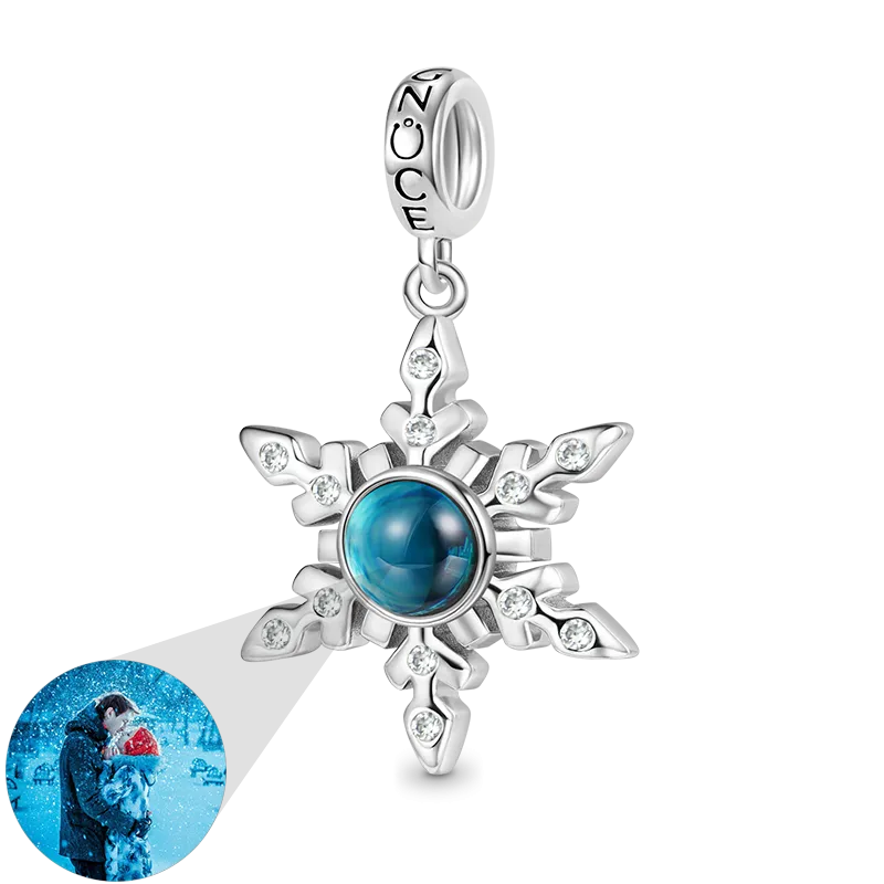 Gnoce Ciondolo Proiezione Personalizzato Fiocco Di Neve