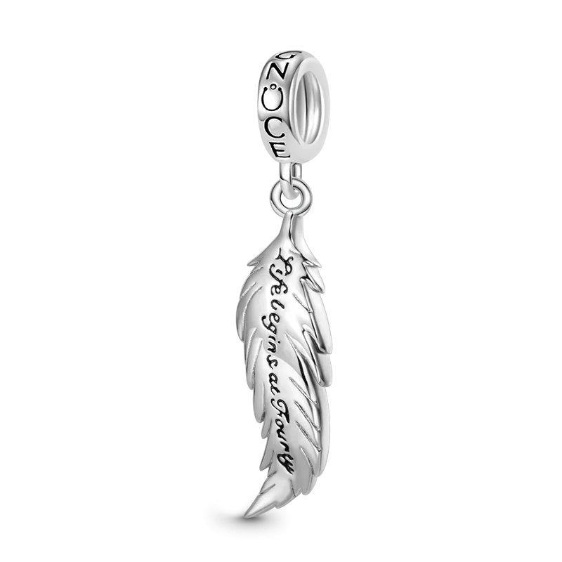 Gnoce Ciondolo Piuma Fortunata