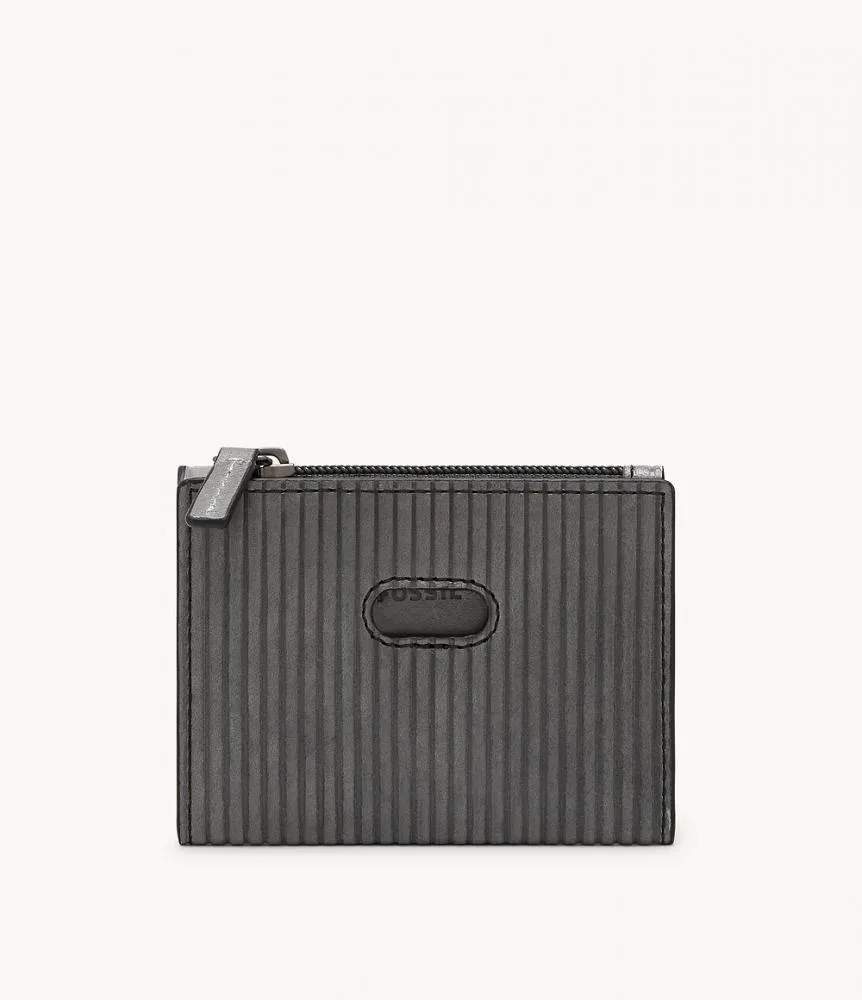 Porta Carte di Credito Uomo FOSSIL ANDREW ML4483109 Pelle Grigio