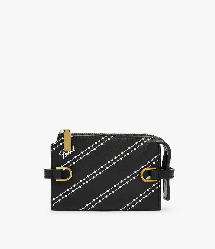 Porta Carte di Credito Donna FOSSIL KIER SL6558104 Cactus Vegano Nero