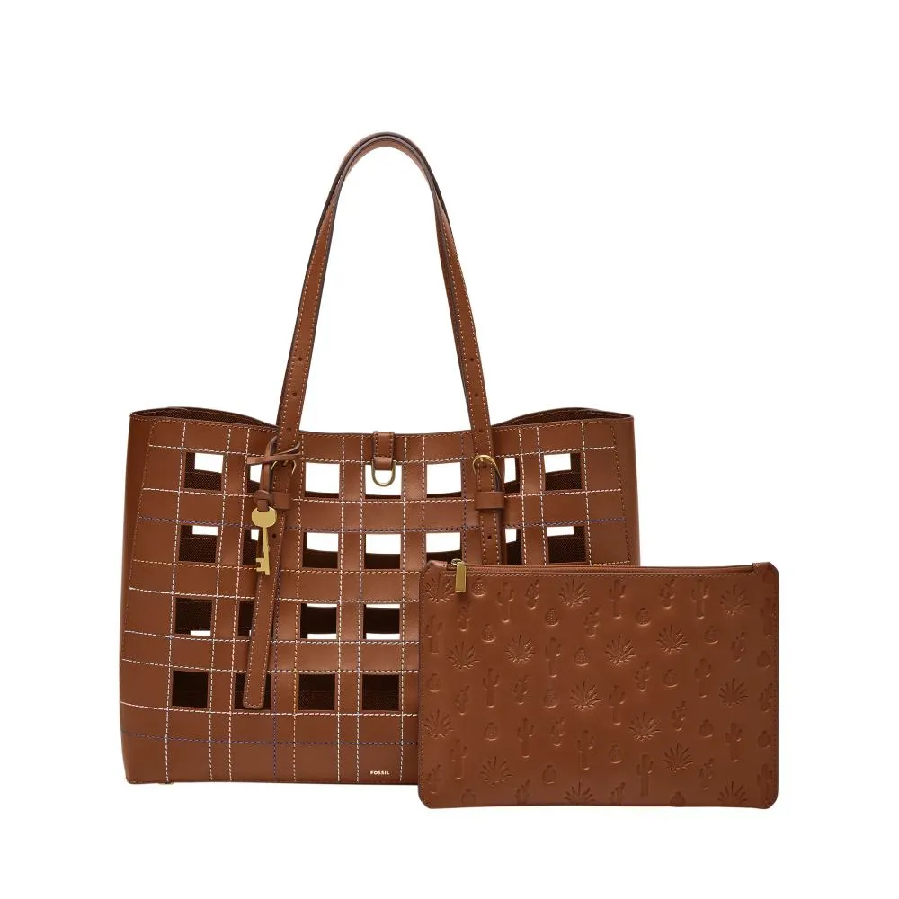 Borsa Donna FOSSIL KIER ZB1747200 Cactus Vegano Marrone
