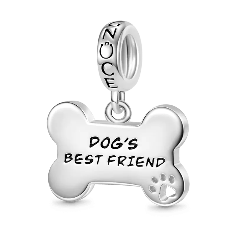 Gnoce Ciondolo Incisibile "Dog Loves Bone"