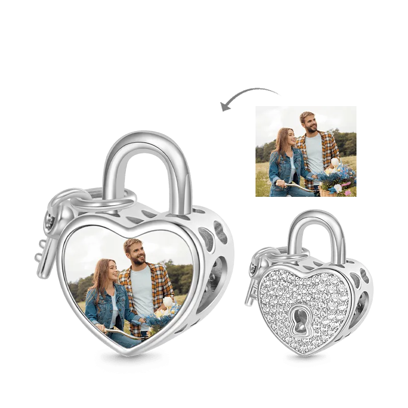 Gnoce Charm Foto Chiave D'Amore