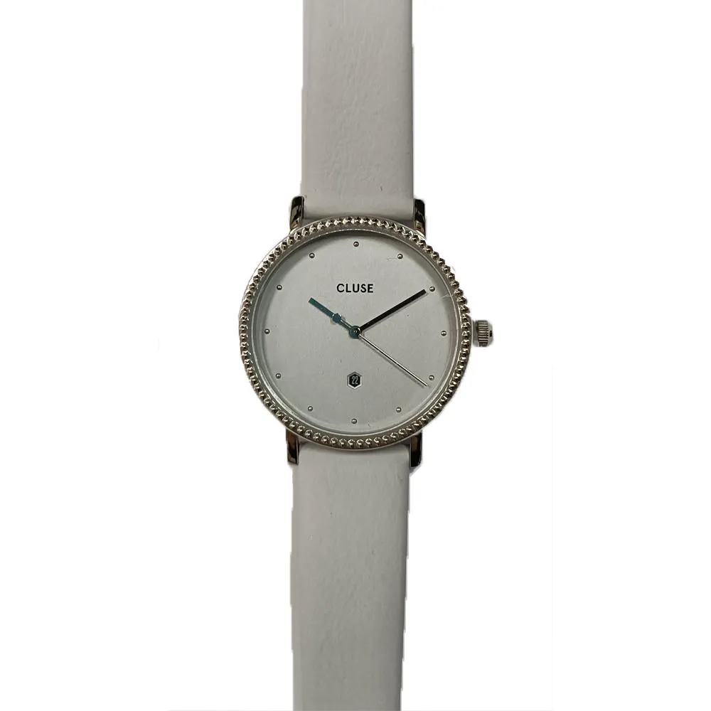 Orologio Donna CLUSE LA COURONNEMENT CL63004 Vera Pelle Grigio Swarovski