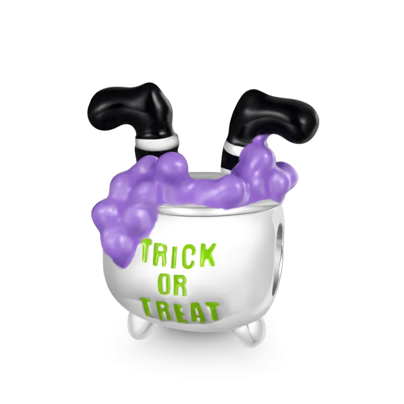 Gnoce Halloween "Trick or Treat" Charm Vaso Delle Streghe