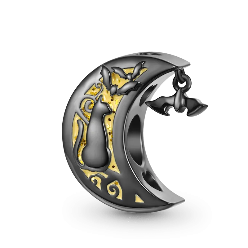 Gnoce Halloween Charm Luna Di Gatto