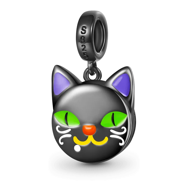 Gnoce Ciondolo Gatto Nero Halloween