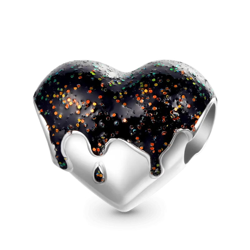 Gnoce "TRISTE MA OK" Charm Cuore Che Si Scioglie