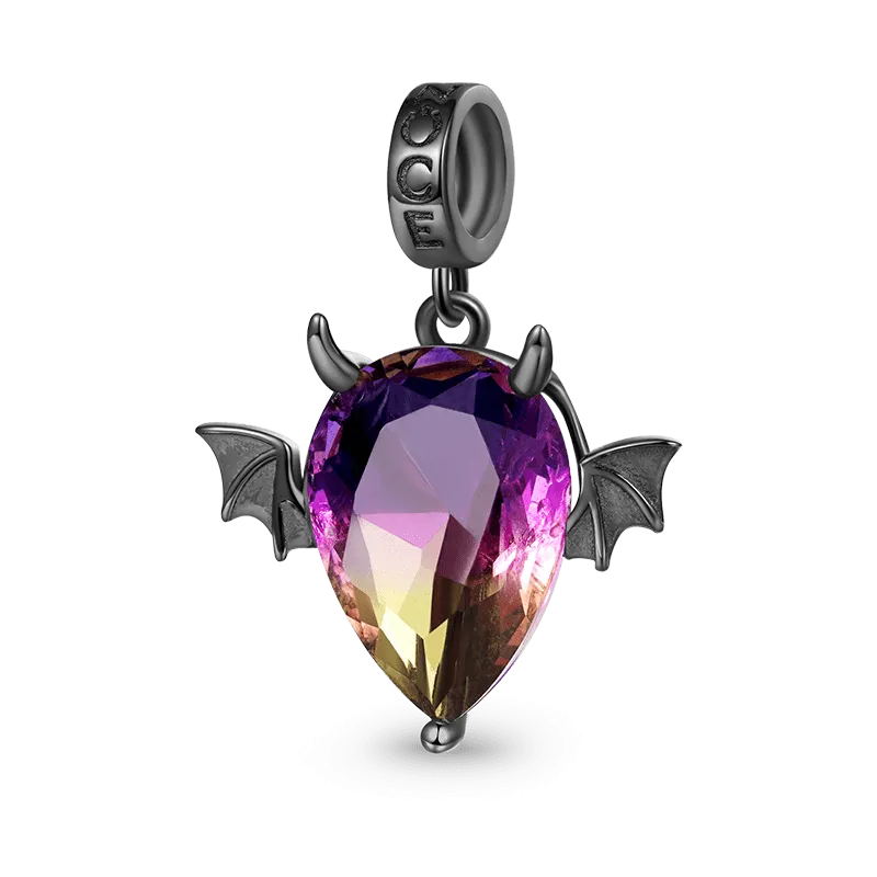 Gnoce Ciondolo Diavolo Pietra Sfumata Halloween