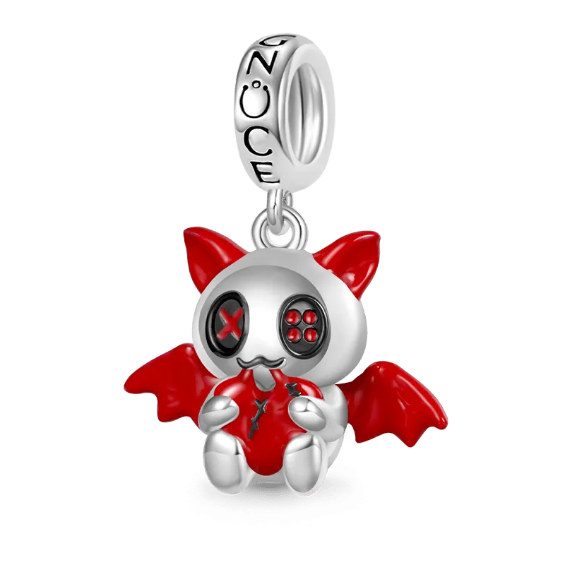 Gnoce Ciondolo Pipistrello Malvagio Abbraccia il Cuore