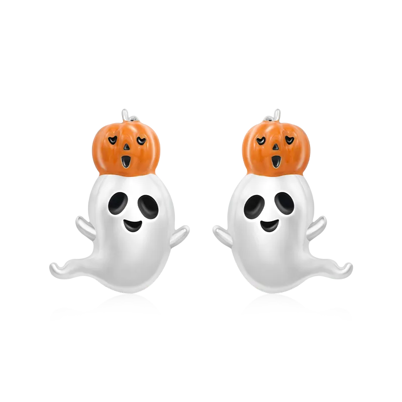 Gnoce Halloween Orecchini Zucca Spettrale