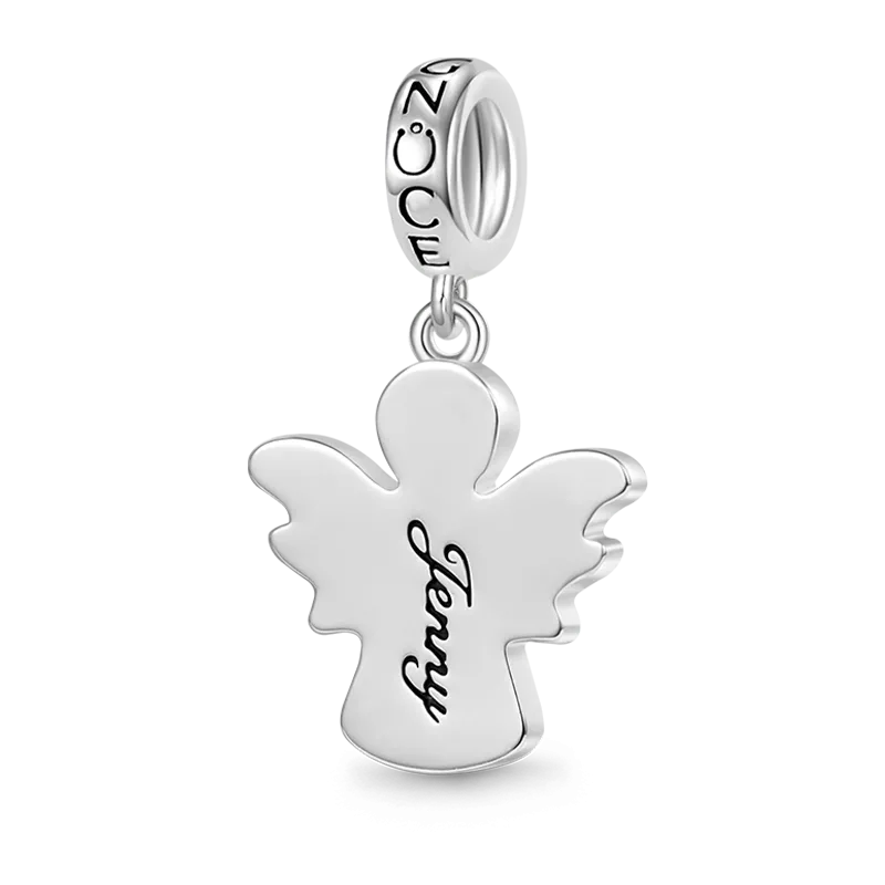 Gnoce Ciondolo Personalizzato Nome Angelo Inciso