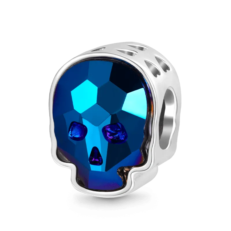 Gnoce Halloween Charm Teschio Di Cristallo