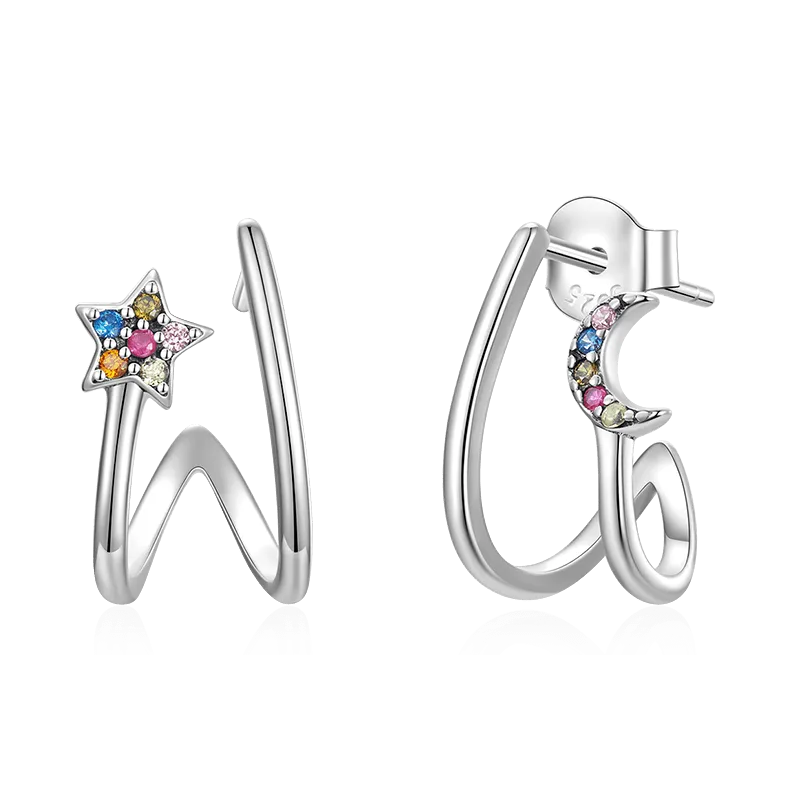 Gnoce Orecchini Stella E Luna