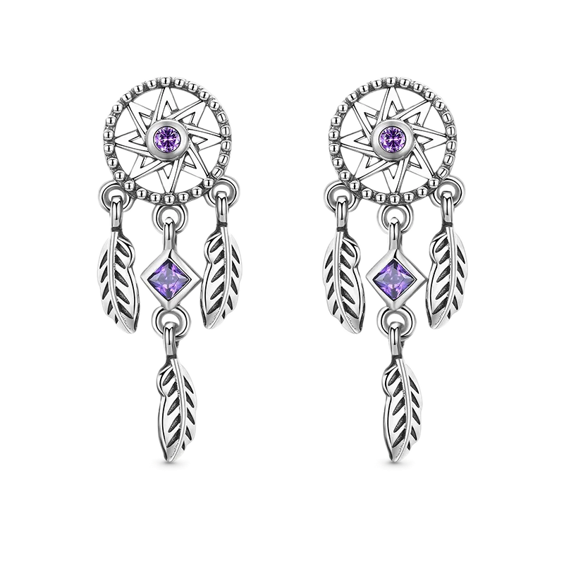 Gnoce Orecchini A Bottone Acchiappasogni