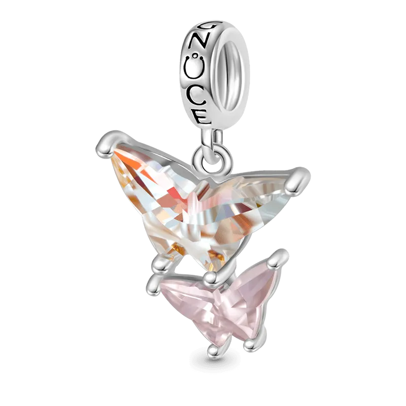 Gnoce Ciondolo Farfalla colorata abbagliante