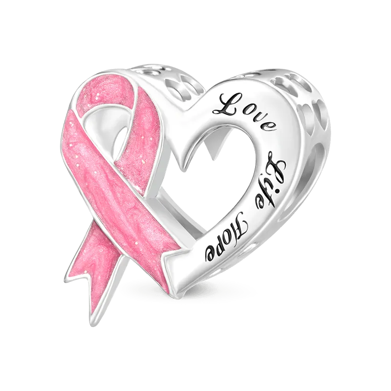 Gnoce Charm Cuore Consapevolezza Del Cancro Al Seno