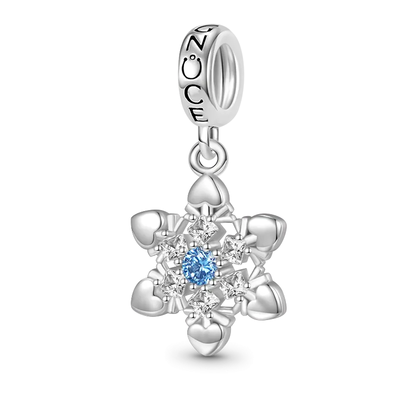 Gnoce Ciondolo Goccia Di Fiocco Di Neve Ghiacciato