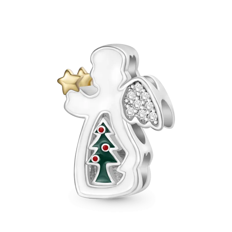 Gnoce Charm Albero Di Natale Dell'Angelo