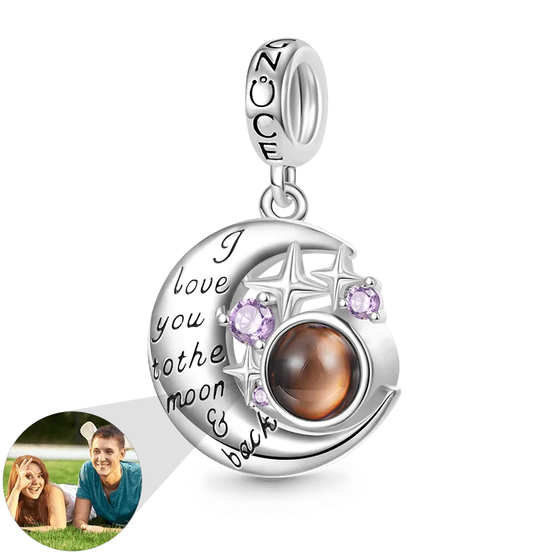 Gnoce Ciondolo Personalizzato Foto Stella&Luna Di Proiezione