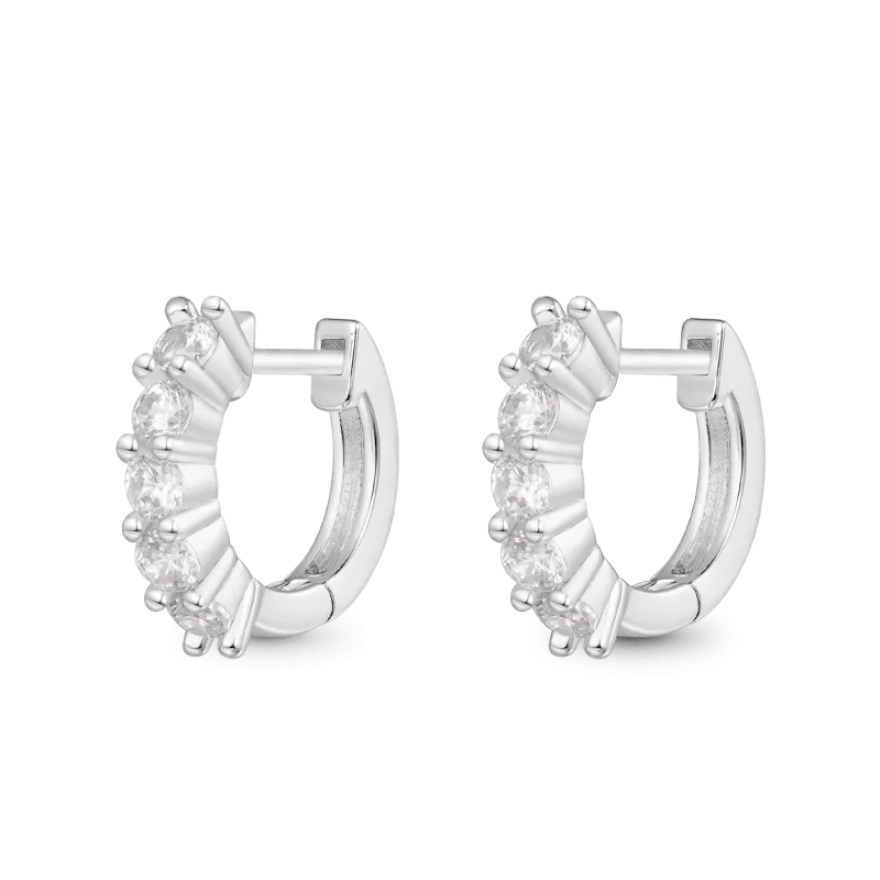 Gnoce Orecchini Cerchi Diamanti