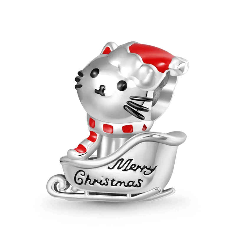 Gnoce Charm Gatto Di Natale