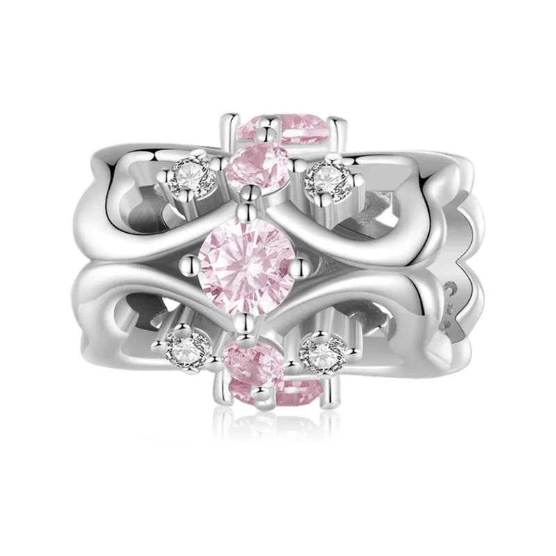 Gnoce Charm Rosa Sulla Vita Dell'Amore