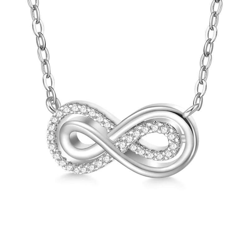 Gnoce Collana Amore Dell'Infinito Con Pietra Portafortuna