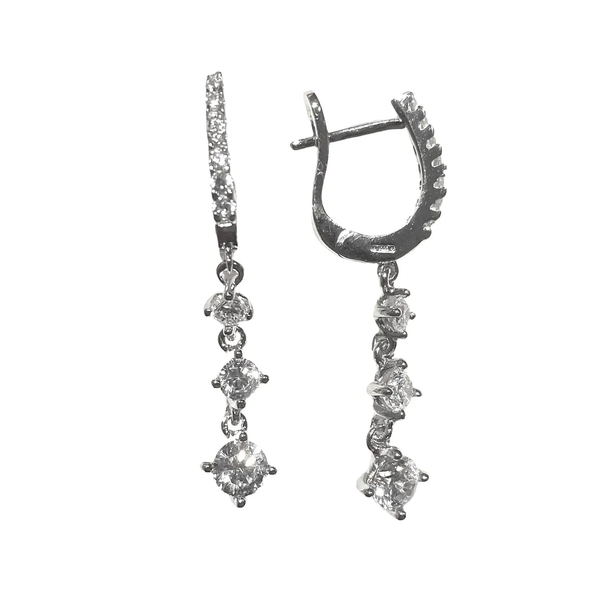 ORECCHINI CON PENDENTE SCALARE