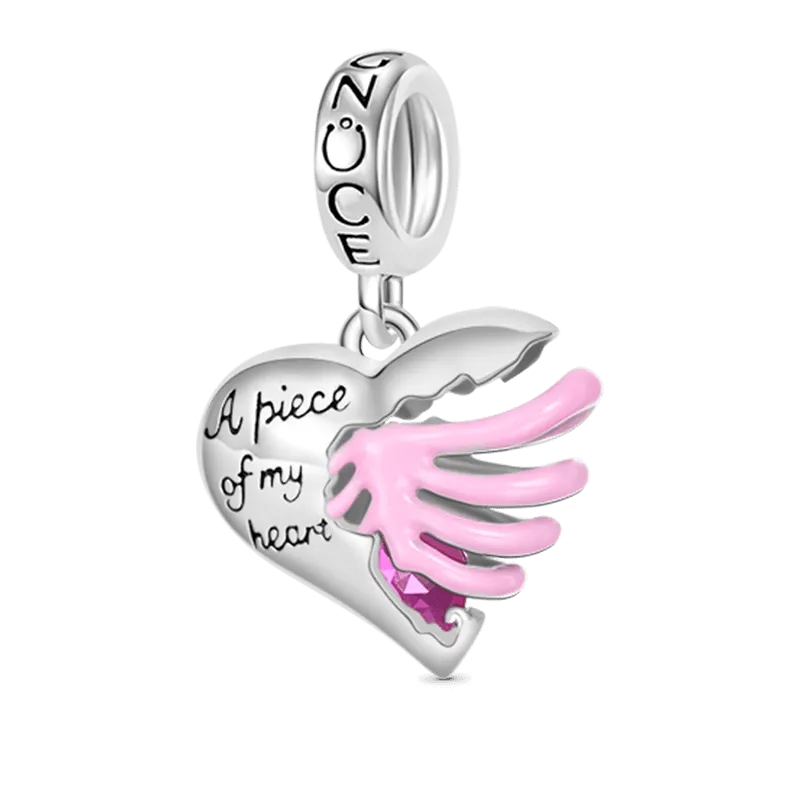 Gnoce “Un Pezzo Del Mio Cuore” Ciondolo Cuore Costola