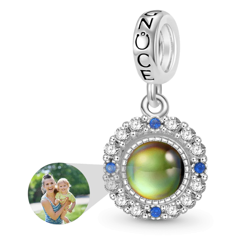 Gnoce Ciondolo Proiezione Foto Personalizzato Rotonda