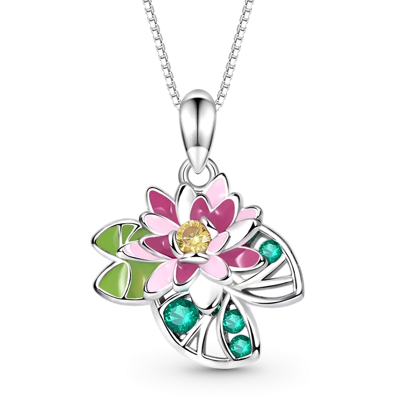 Gnoce Collana Fiore Di Loto