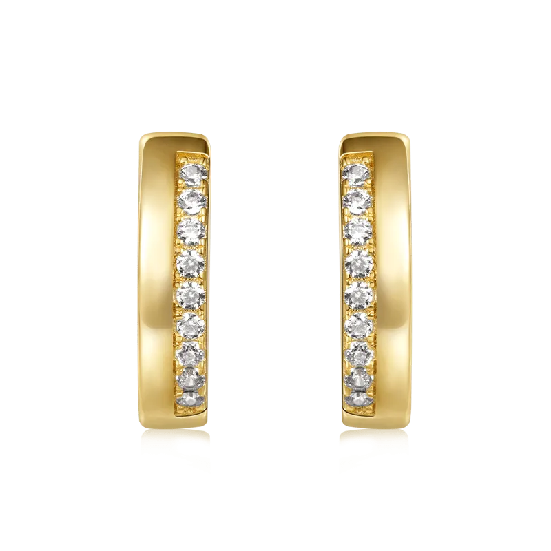 Gnoce Orecchini A Cerchio Con Diamanti