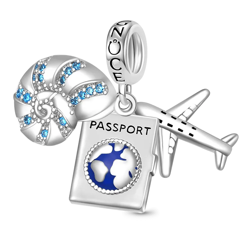 Gnoce Charm Ciondolo Triplo da Viaggio