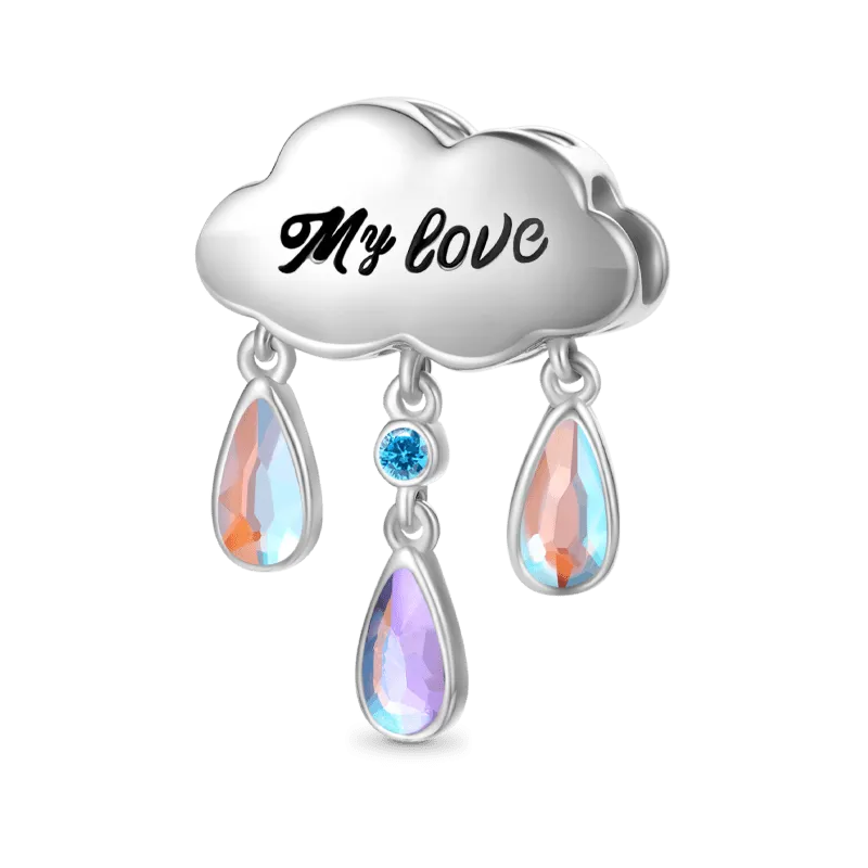 Gnoce Charm Nuvola Acchiappasogni "Il Mio Amore, La Mia Vita"