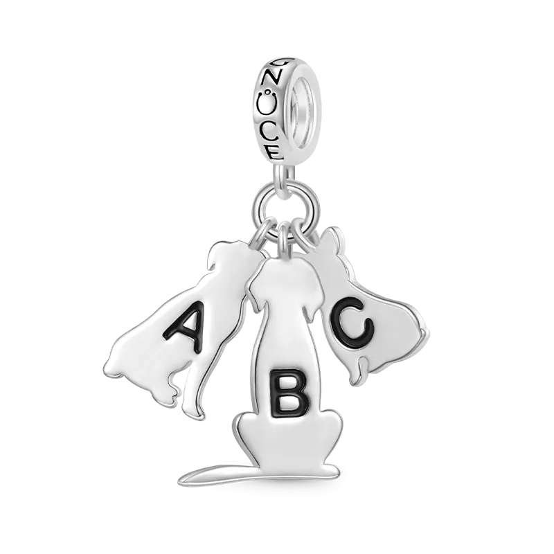 Gnoce Ciondolo Personalizzato Lettere Per Cani Multi-Animale Domestico