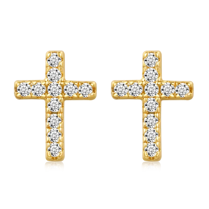 Gnoce Orecchini A Lobo Incrociati Mini